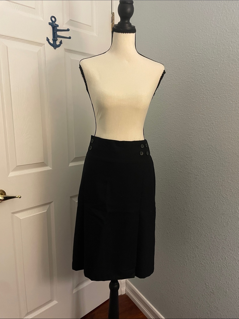 Banana Republic Dark Navy Pencil Skirt-Vintage